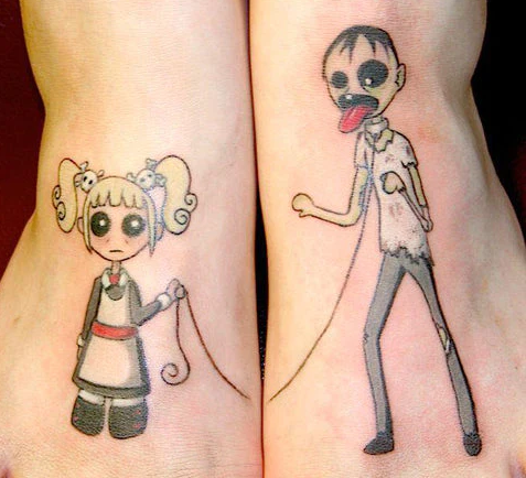 10 tatouages ​​de couple embarrassants