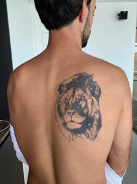 Semi-Permanent Tattoo - Lion