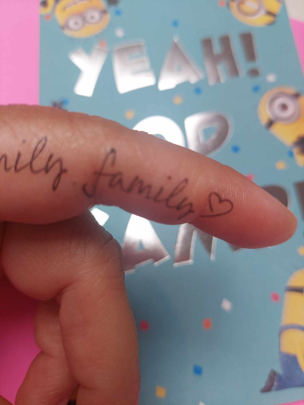 Family Love Temporary Tattoo