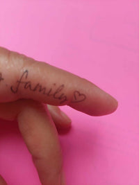 Family Love Temporary Tattoo