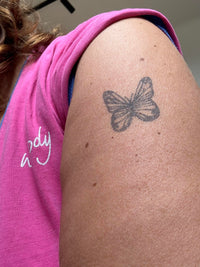 Semi-Permanent Tattoo - Small Butterfly