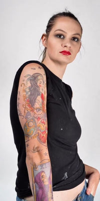 Fortune Teller Sleeve Tattoo Set