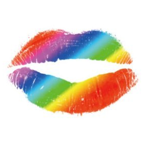 Rainbow Lips Temporary Tattoo – Tattoo for a week