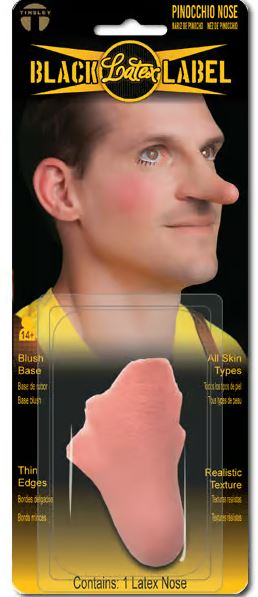 Pinocchio Latex Nose - Tinsley Transfers