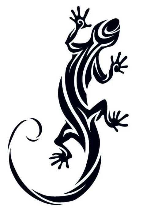 Semi-Permanent Tattoo - Gecko