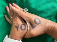 Semi-permanente Tattoo - YOLO