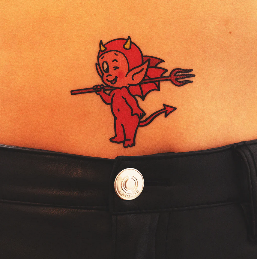 Little devil on a cheeky lil devil #tattoo #tattoolife #fyp #inkcantat... |  TikTok