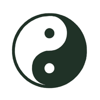 Semi-permanente Tätowierung - Yin Yang