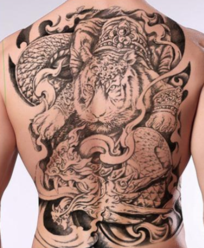 Dragon Back Tattoo Designs