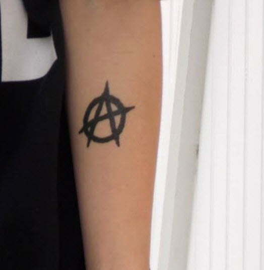 symbol of anarchism tattoo｜TikTok Search