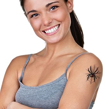 sternum tattoo spider