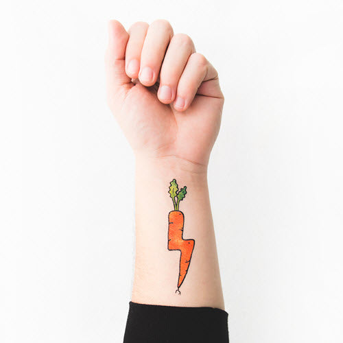 carrot storm tattoonie temporary