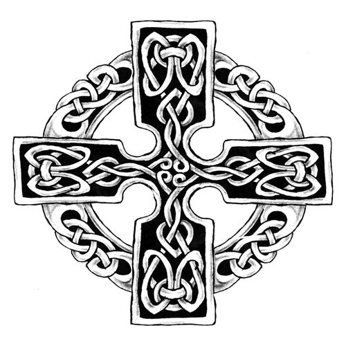 Timberlake - Celtic Cross Tattoo – Tattoo for a week