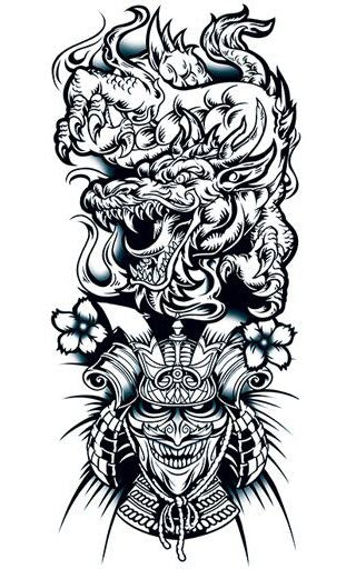 Pencil drawing of a mystical chinese dragon tattoo on Craiyon