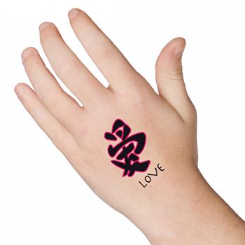 chinese writing love tattoo