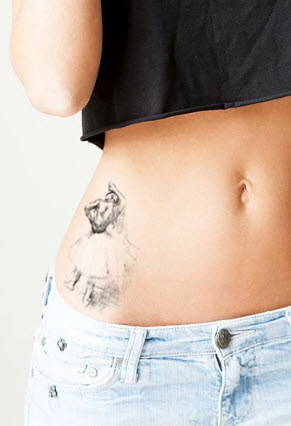 Closeup of lower hip tattoo of a woman Stock Photo by Rawpixel | PhotoDune