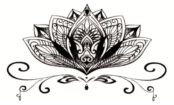A Beautiful Flower Tattoo With Simple And Elegant Design - Tattoo Shop -  Medium