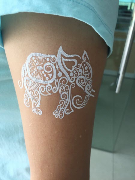 Indian Elephant Tattoos (3 Tattoos) – Tattoo for a week