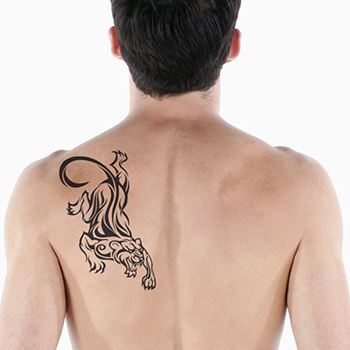 Tribal Dragon, Irezumi, Sleeve tattoo, Body piercing, Panther, Tattoo,  Silhouette, monochrome, artwork, mythical Creature | Anyrgb