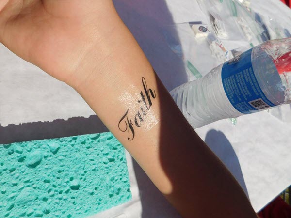 Faith Temporary Tattoo – Simply Inked