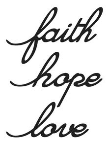 faith and love tattoos