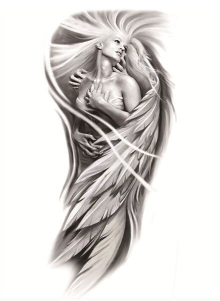 Divine Angel Tattoo Designs | Inkbox (410 Ideas) | Inkbox™