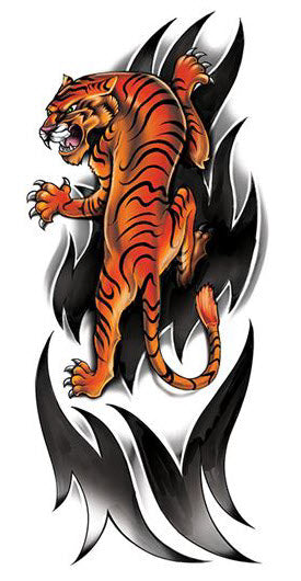 fire tiger tribal