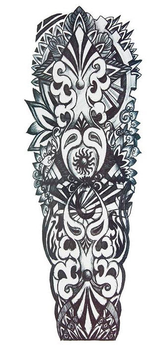 Full sleeve tattoo 12 by shepush on DeviantArt