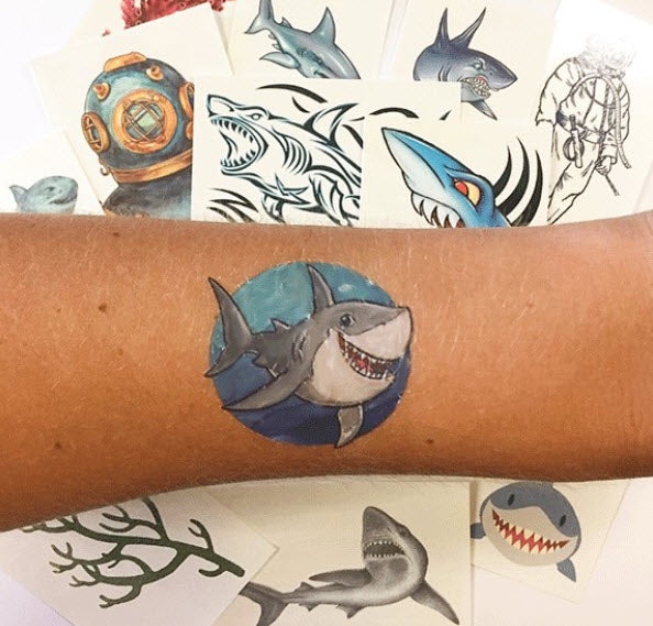 Shark Fin Celtic Band Tattoo — LuckyFish, Inc. and Tattoo Santa Barbara