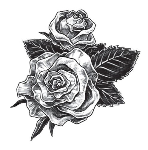 Dynamic Rose Tattoo Flash – IMAGELLA