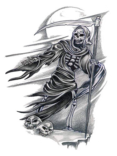 Grim Reaper Tattoo Meaning and 10+ Design Ideas | TattooAdore