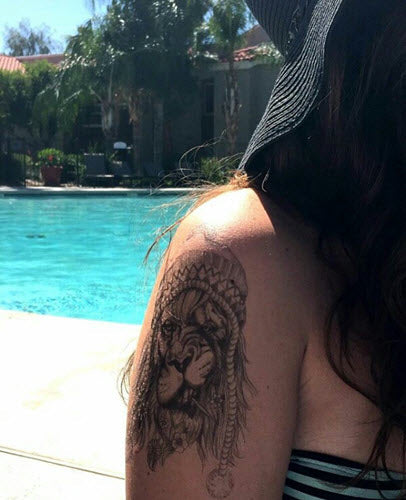 Hair zone - Lion 🦁 tattoo | Facebook