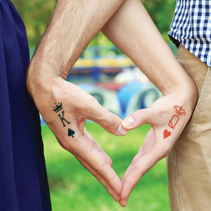 Top 50 King and Queen Tattoos For Loving Couples  Wittyduck