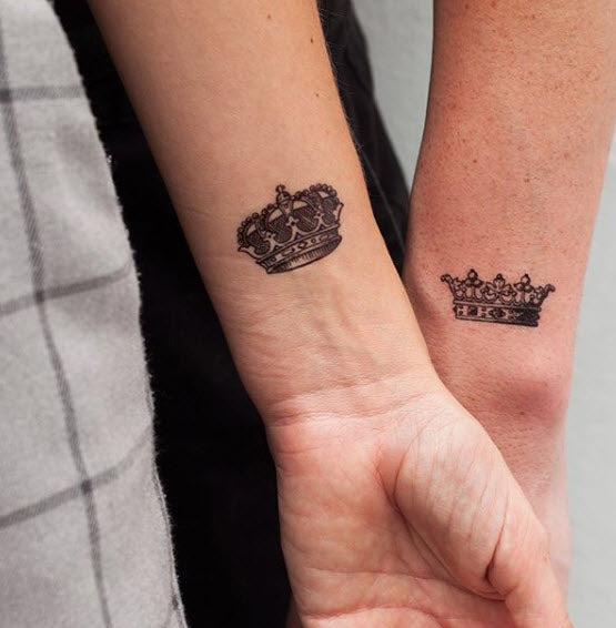 Queen Of Clubs Temporary Tattoo - Set of 3 – Little Tattoos