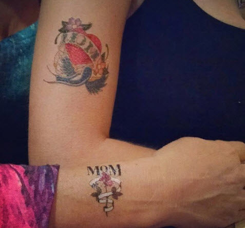 surmul Surmul Wrist tattoo Mom Dad infinity Pack of 4 Temporary Tattoo (2x4  Inch) - Price in India, Buy surmul Surmul Wrist tattoo Mom Dad infinity  Pack of 4 Temporary Tattoo (2x4