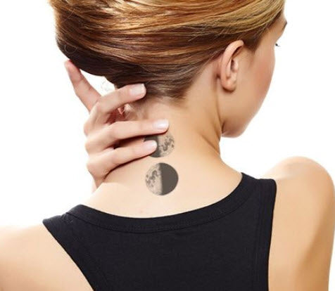 Moon mandala tattoo | Spine tattoos for women, Small pretty tattoos, Moon  tattoo designs