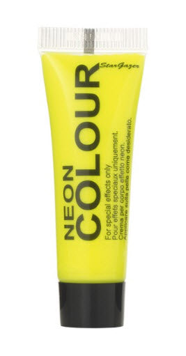 Neon Face & Body Paint Stargazer 10ml - Yellow – Tattoo for a week