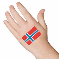 Tatuaje De La Bandera De Noruega