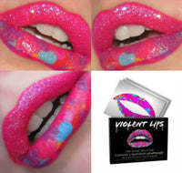 The Paint Splatter Violent Lips (3 Lippen Tattoo Sets)