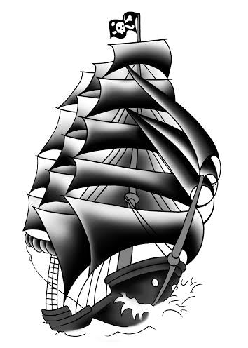 The Art Ink Tattoo Studio - Black Pearl ship Tattoo design Artist :  @ketantattooist At_ @the_art_ink_tattoo_studio For appointment call : +91  9429302040 #blackpearl #ship #shiptattoo #piratesofthecaribbean #artlovers  #tatt #tattooahemedabad #tattooartist #