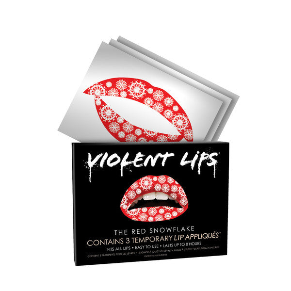 Giraffe Print Fake Lip Tattoos | Stick On Coral Lipstick Makeup