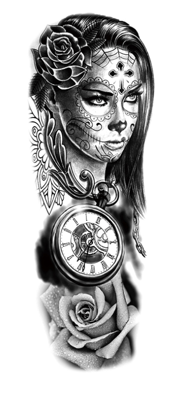 Skull girl tattoo HD wallpapers | Pxfuel