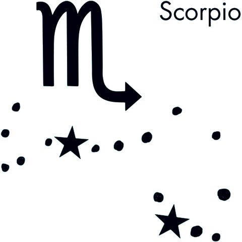 scorpio sign tattoo