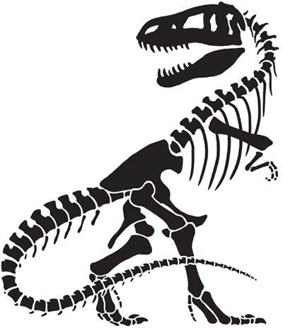 Dinosaur Drawing — Had a dream about a dinosaur skeleton tattoo. Glad...