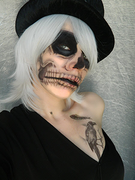 Top 98 about skeleton face tattoo super cool  indaotaonec