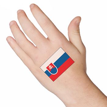 Slowakei Flagge Tattoo