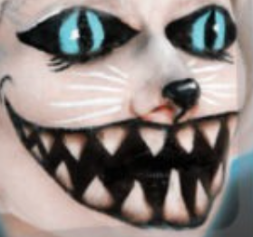 Big Mouth Halloween Cat Mask