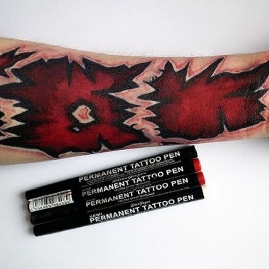 Can you use gel pen ink for tattoos? - Quora