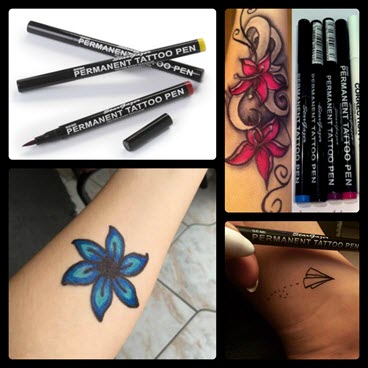 Amazon.com : Temporary Tattoo Body Markers for Skin with 10 Tattoo Pen and  4 Tattoo Stencils Tattoo Kit Tattoo Markers for Teen Girls Boys Adult Kids  Fancy Dress Christmas Gifts : Beauty