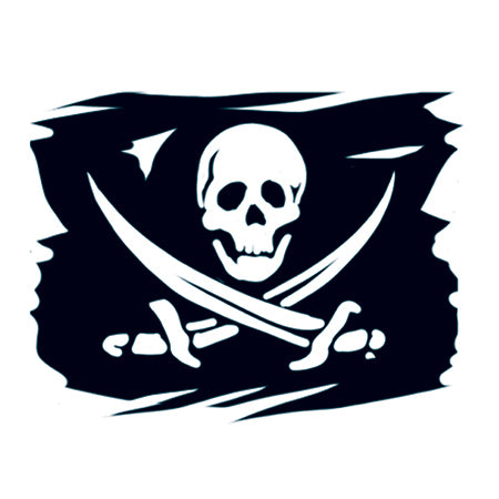 simple pirate flag tattoos